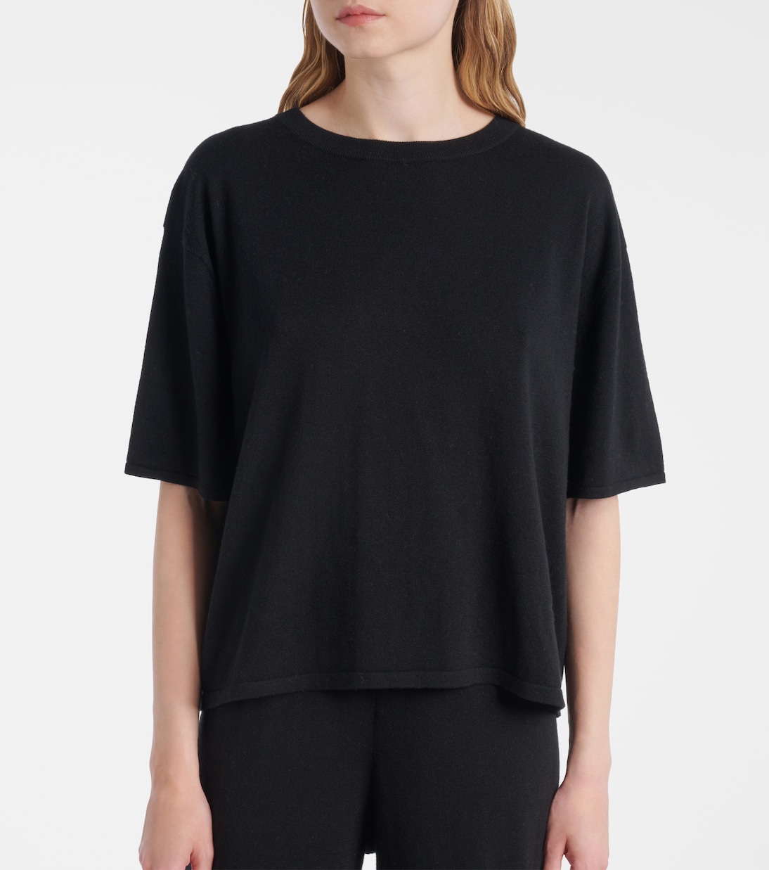 Rubie cotton and cashmere T-shirt | Lisa Yang