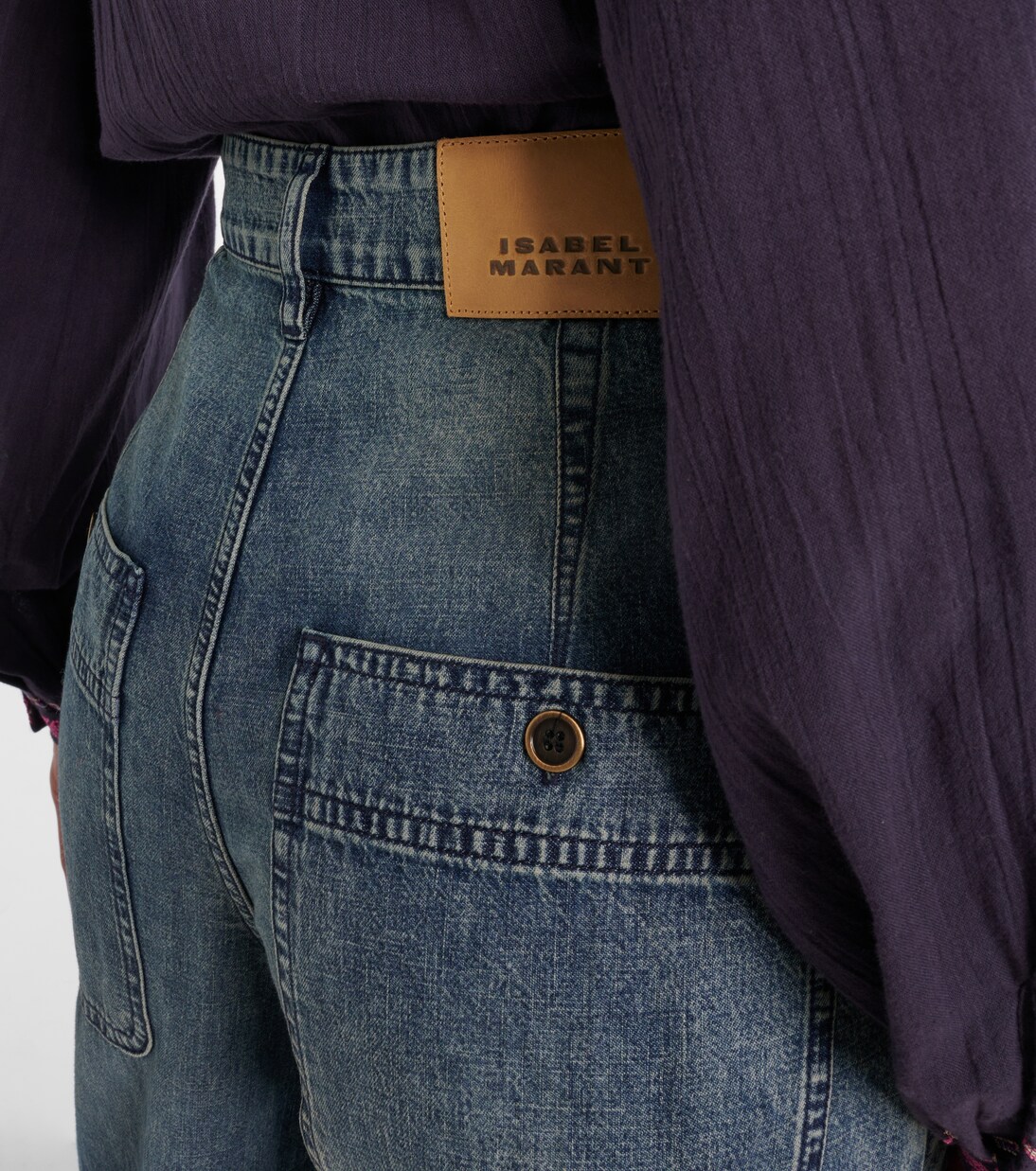 High-Rise Cargo-Jeans Nayla | Marant Etoile