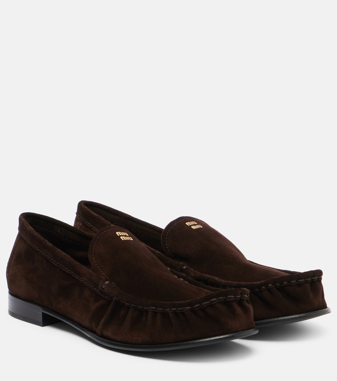 Loafers aus Veloursleder | Miu Miu