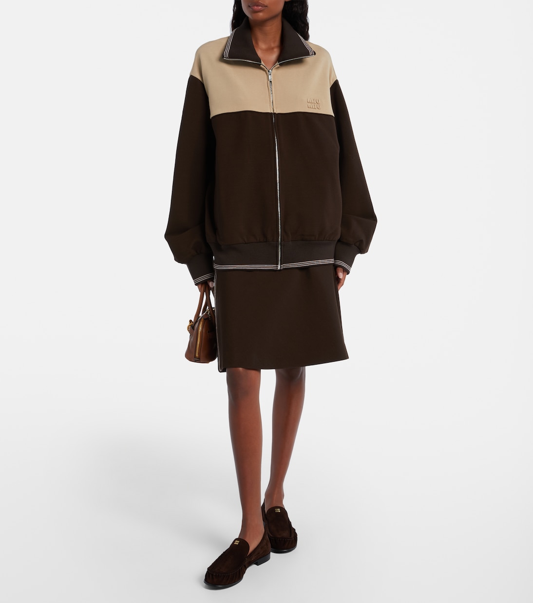 Loafers aus Veloursleder | Miu Miu