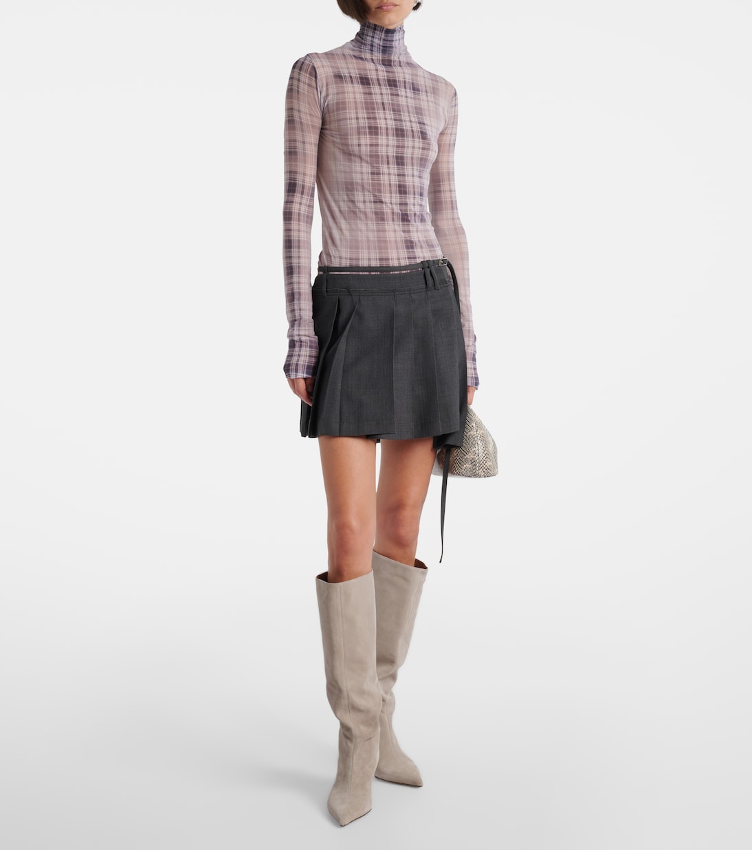 Bottes Nina 50 en daim | Paris Texas