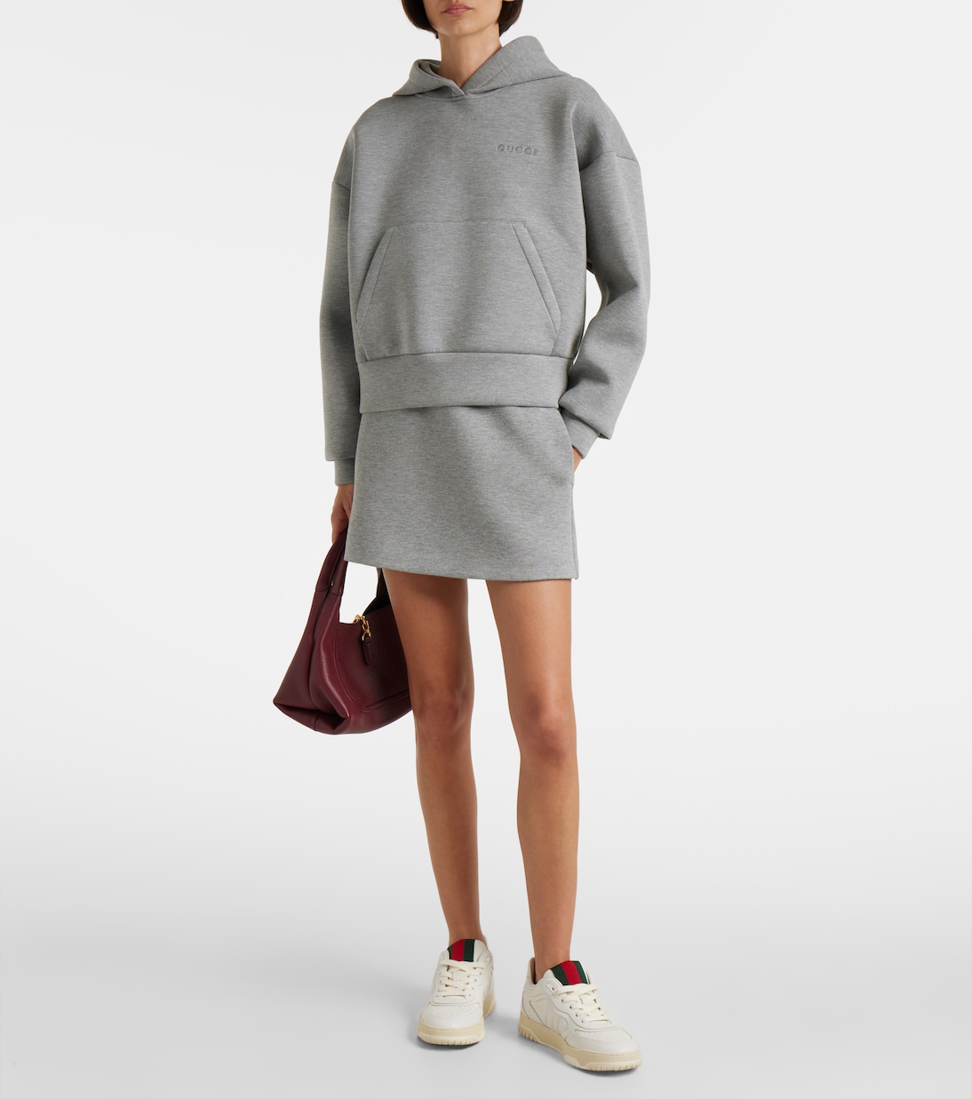 Logo jersey hoodie | Gucci