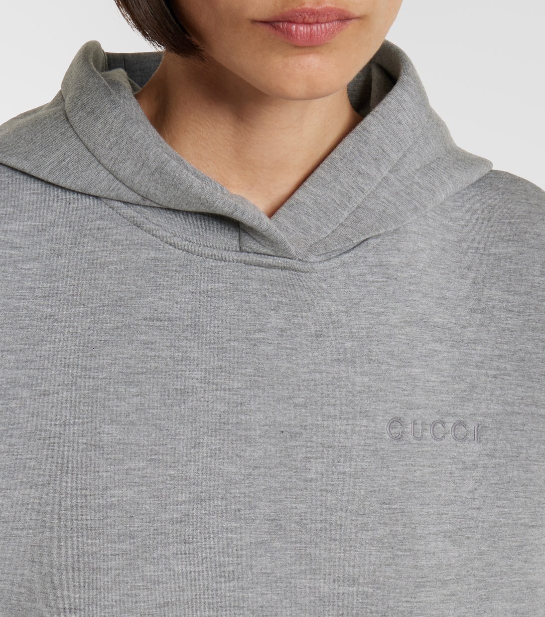 Logo jersey hoodie | Gucci