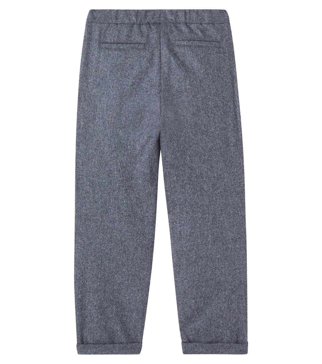 Virgin wool straight pants | Brunello Cucinelli Kids