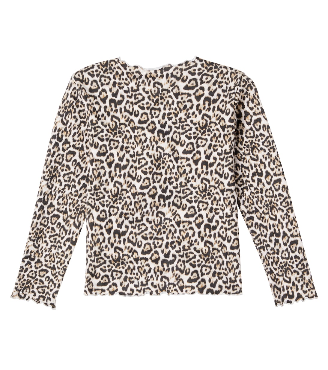 Leopard-print cotton-blend top | The New Society