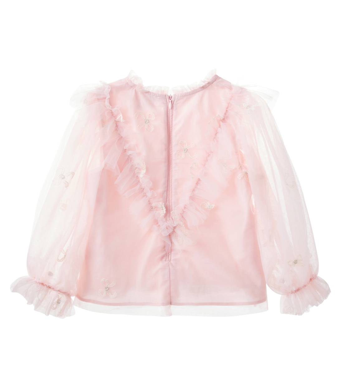 Blouse brodée en tulle | Petite Amalie  