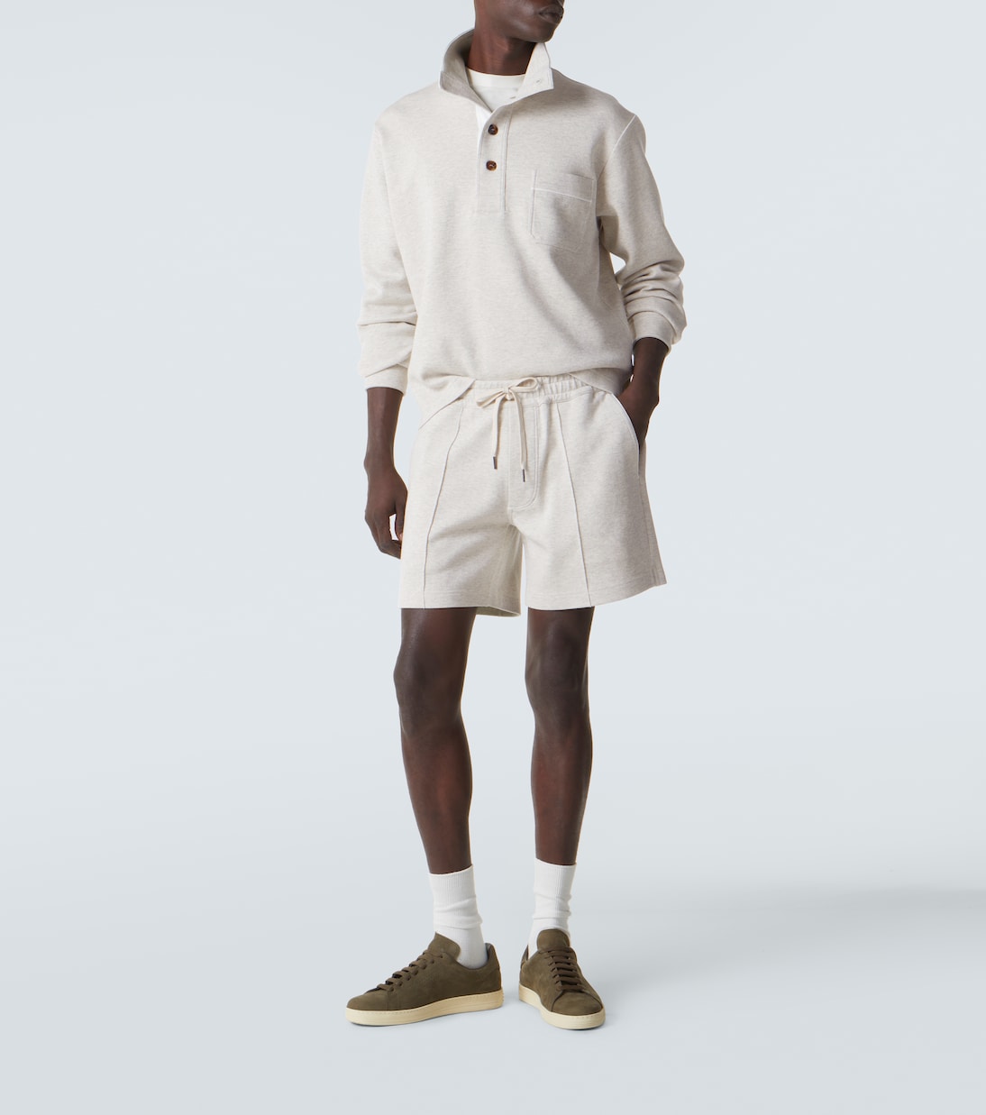 Cotton, silk, and cashmere shorts | Tom Ford