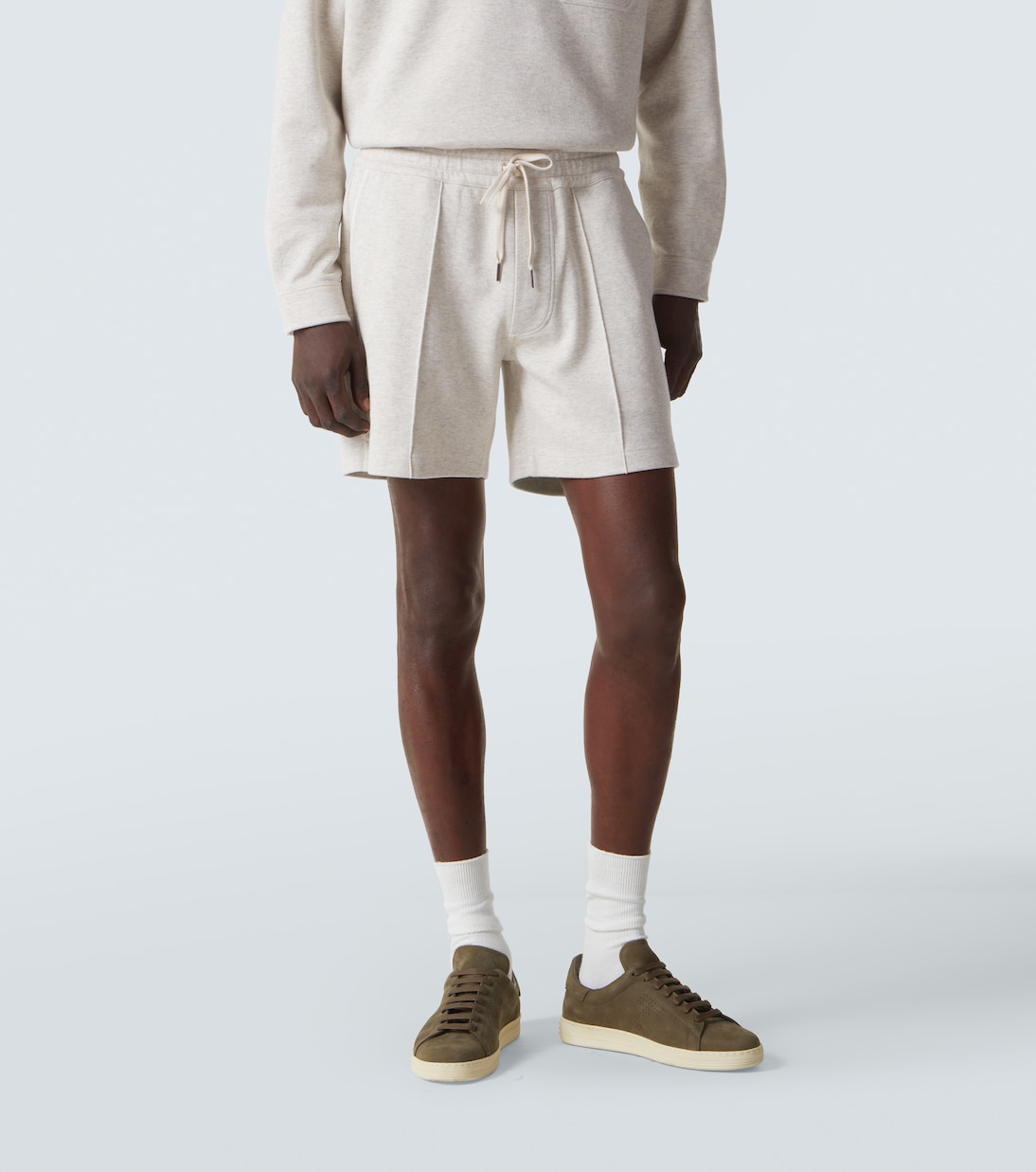 Cotton, silk, and cashmere shorts | Tom Ford