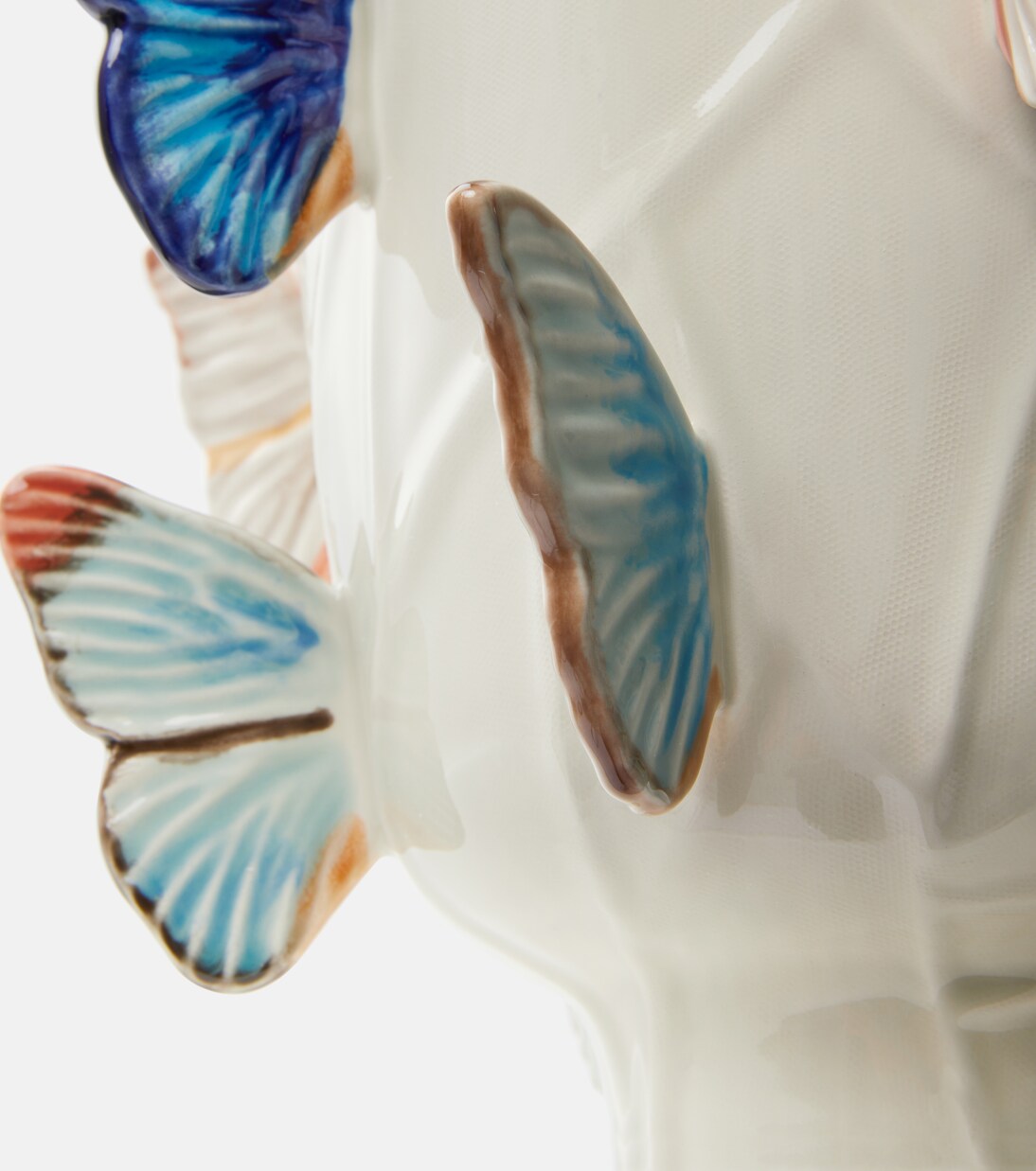 Cloudy Butterflies Small vase by Claudia Schiffer | Bordallo Pinheiro