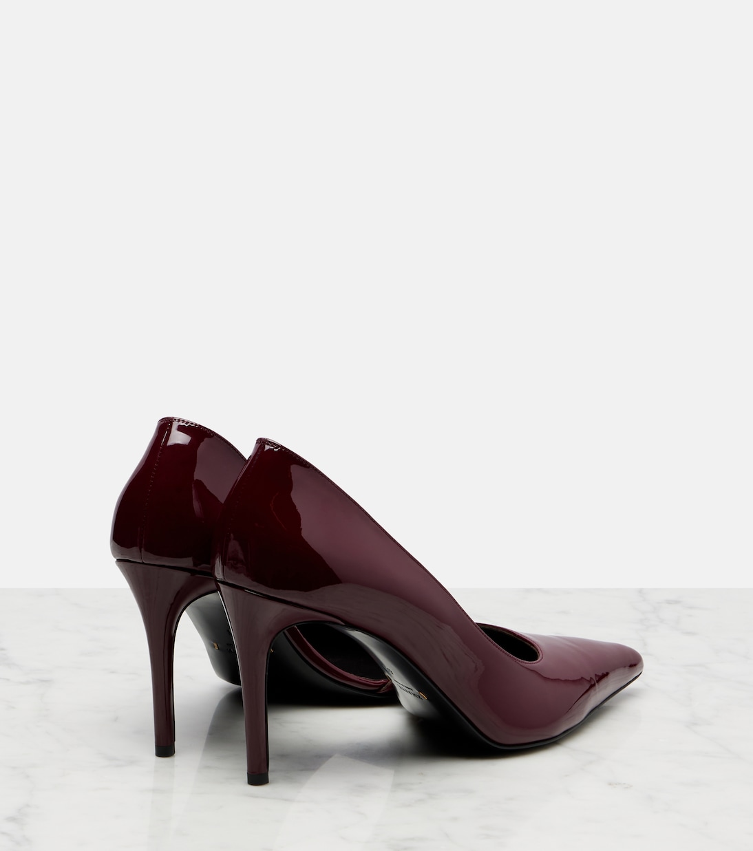 Escarpins Jett D'Orsay 85 en cuir verni | Khaite