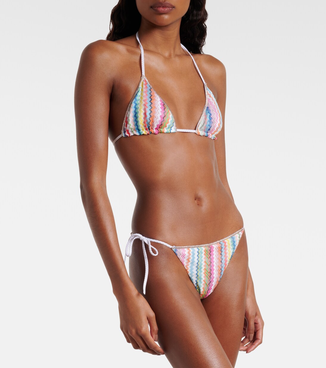 Zigzag lamé bikini | Missoni