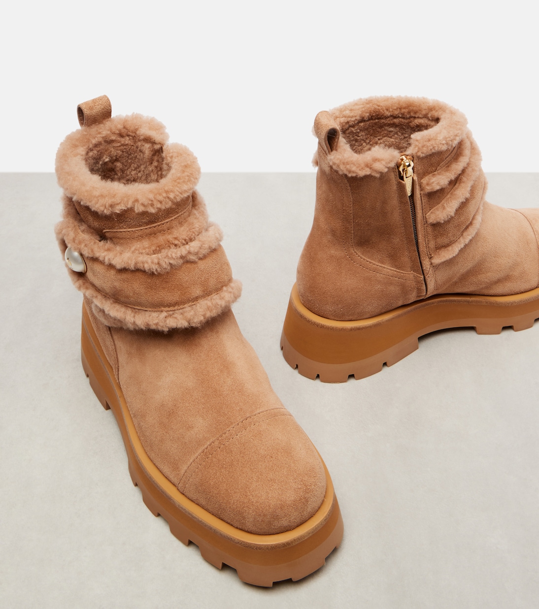 Ankle Boots Meena aus Veloursleder | Jimmy Choo