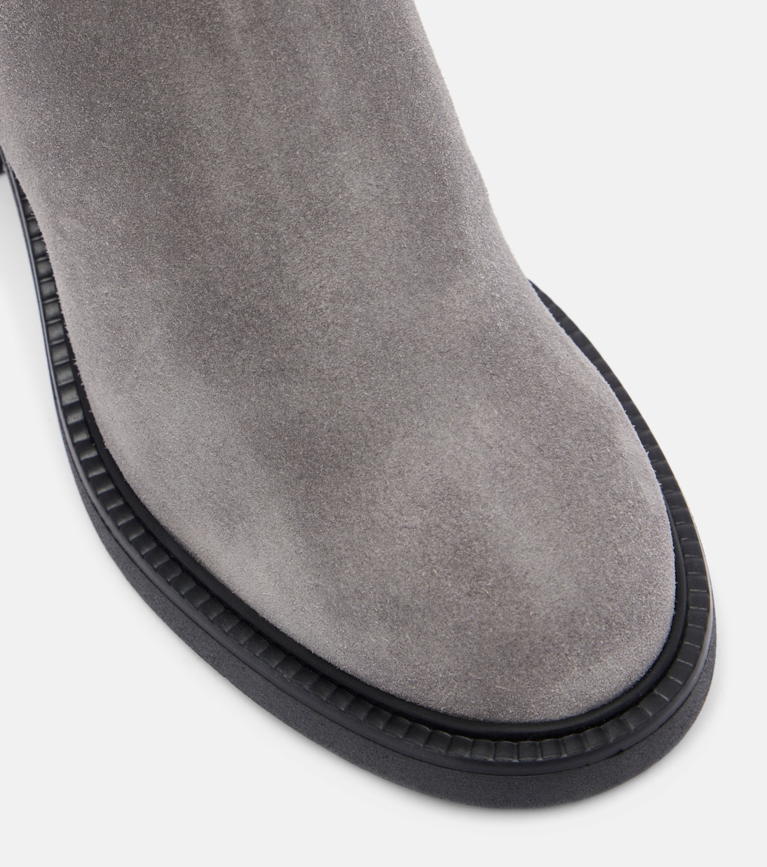 60 shearling-trimmed suede ankle boots | Tod's