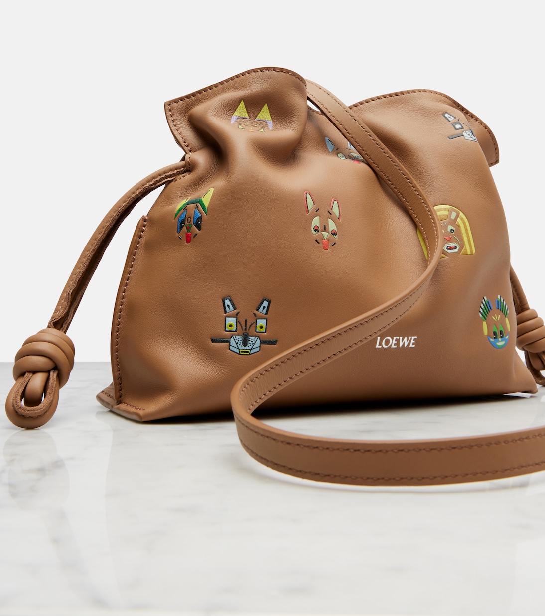 x Louis Wain Flamenco Cats Mini clutch | Loewe