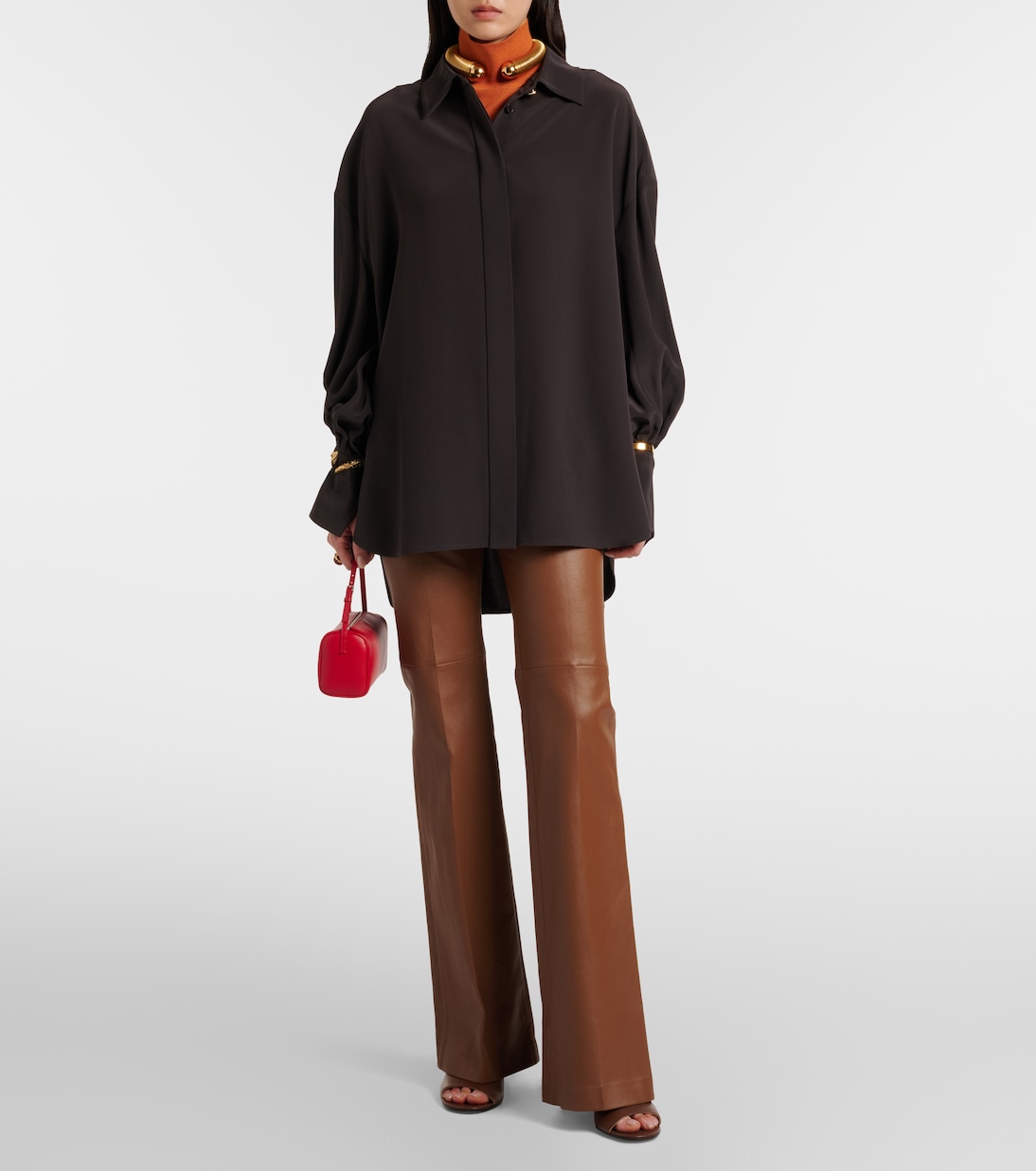 Tafira high-rise flared pants   | Joseph