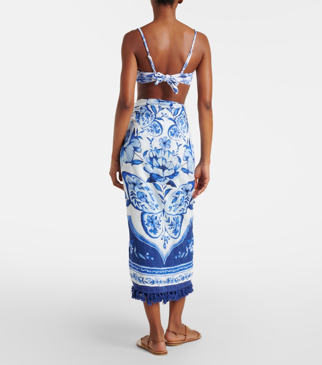 Floral cotton beach cover-up | Farm Rio