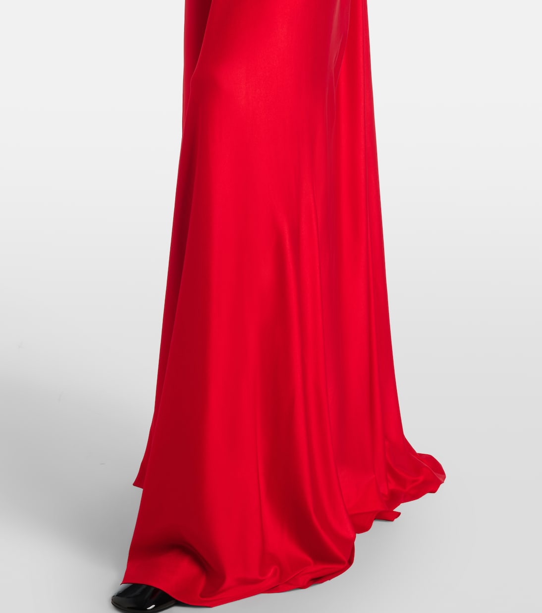 Gathered satin gown | Victoria Beckham