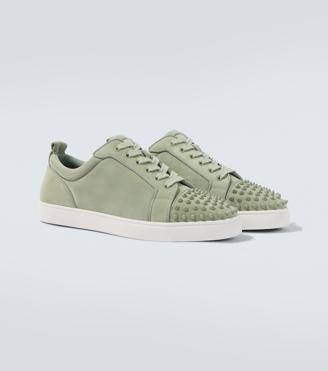 Louis Junior Spikes suede sneakers | Christian Louboutin