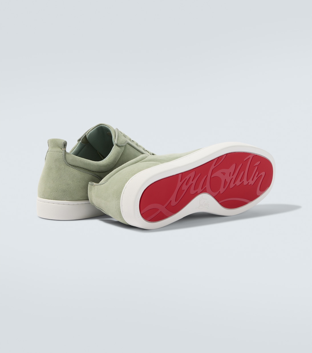 Louis Junior Spikes suede sneakers | Christian Louboutin