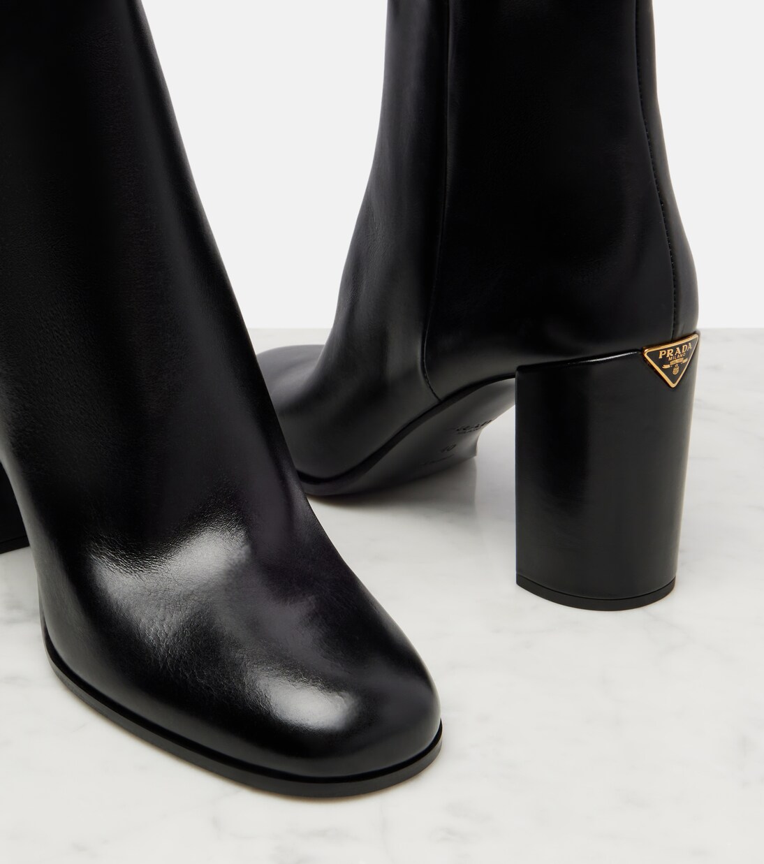Ankle Boots 85 aus Leder | Prada