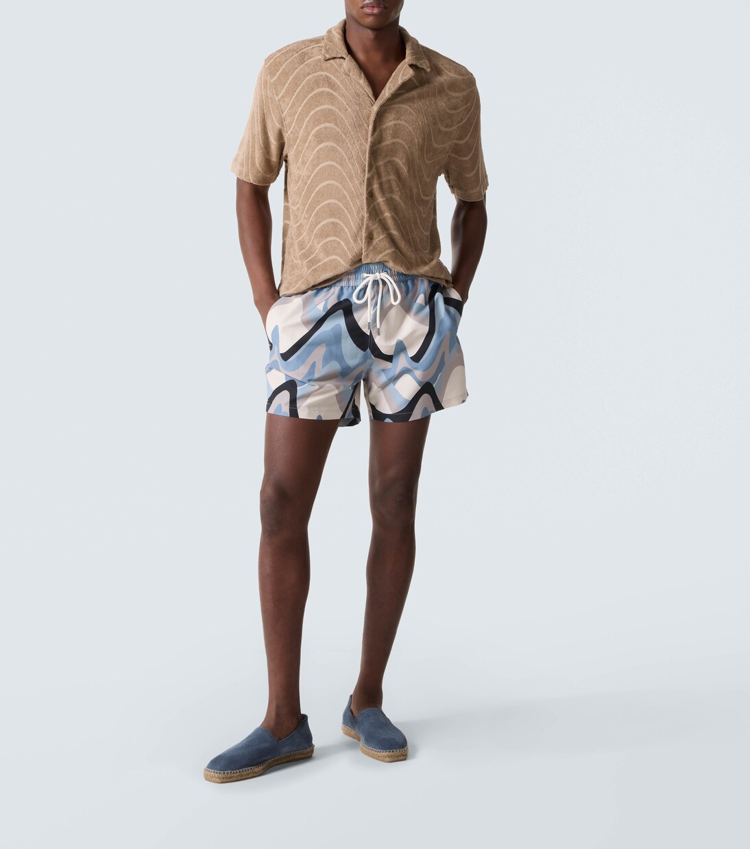 Cotton-blend bowling shirt | Frescobol Carioca