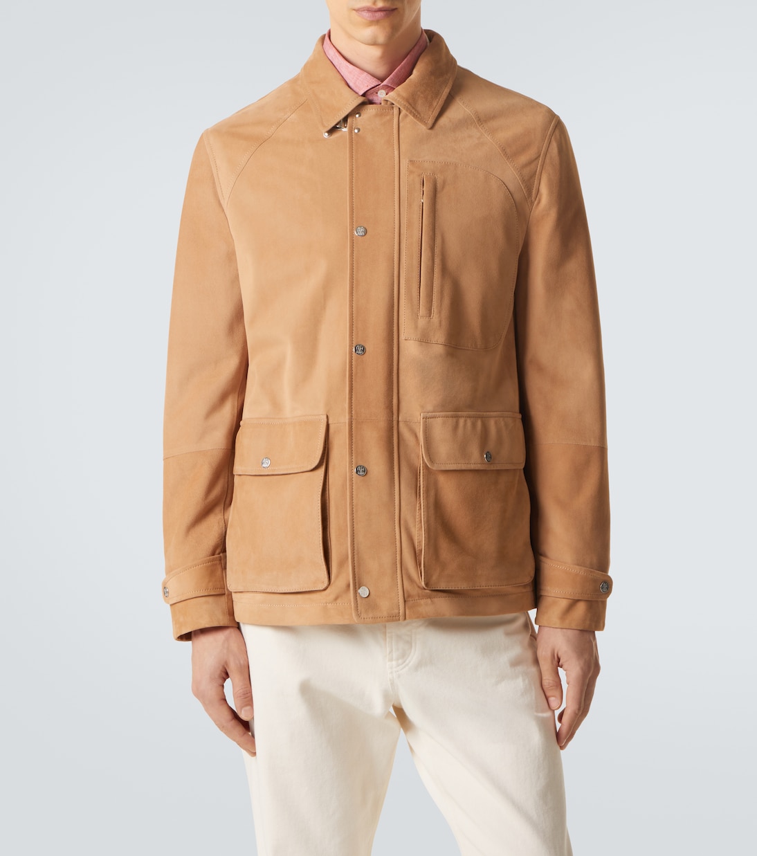 Feldjacke aus Veloursleder | Brunello Cucinelli