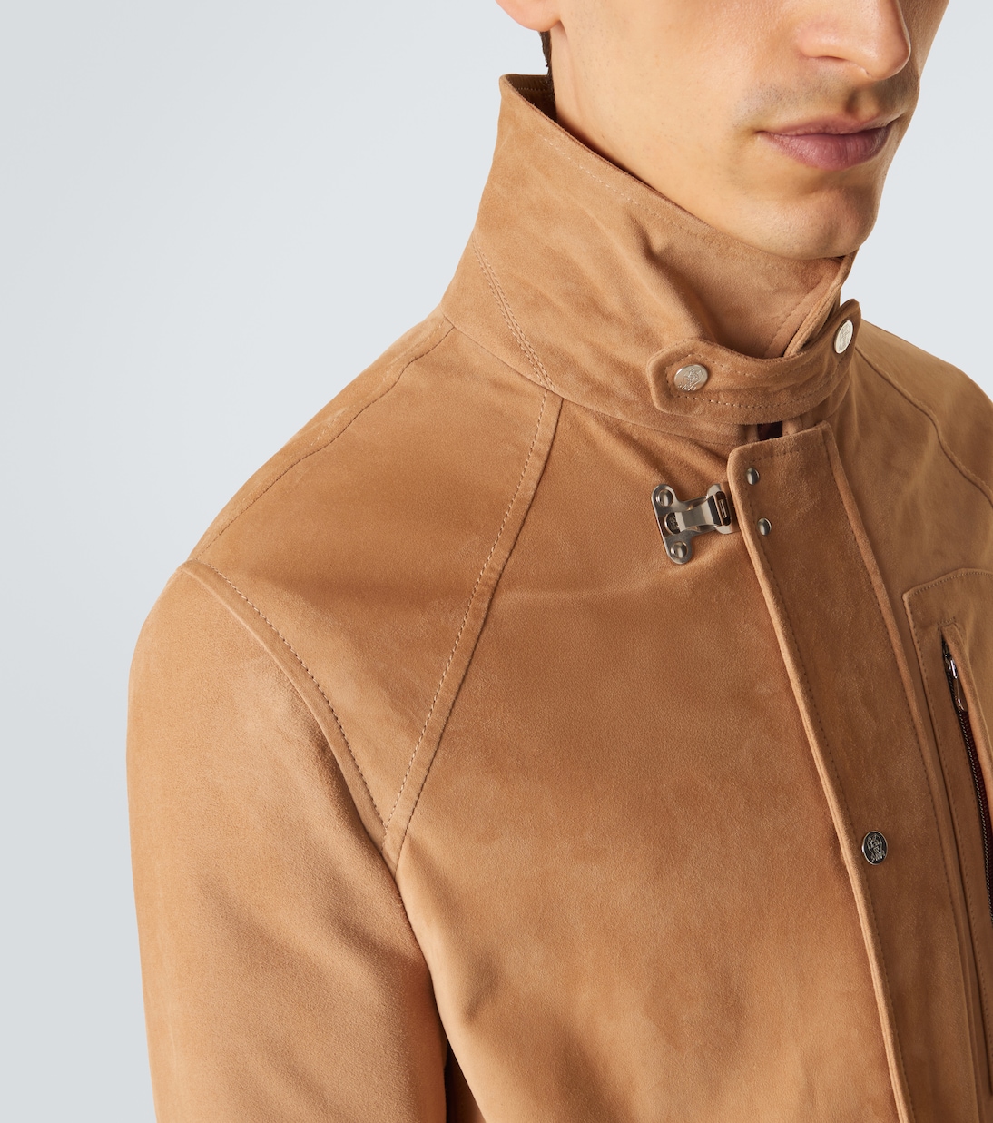 Feldjacke aus Veloursleder | Brunello Cucinelli