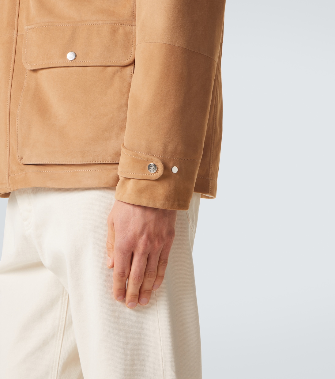 Feldjacke aus Veloursleder | Brunello Cucinelli