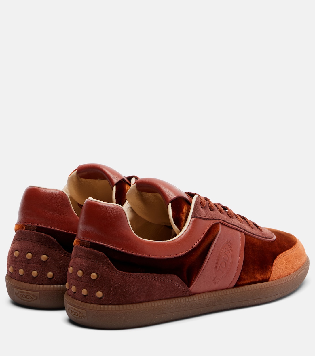 Sneakers Tabs aus Samt mit Leder | Tod's