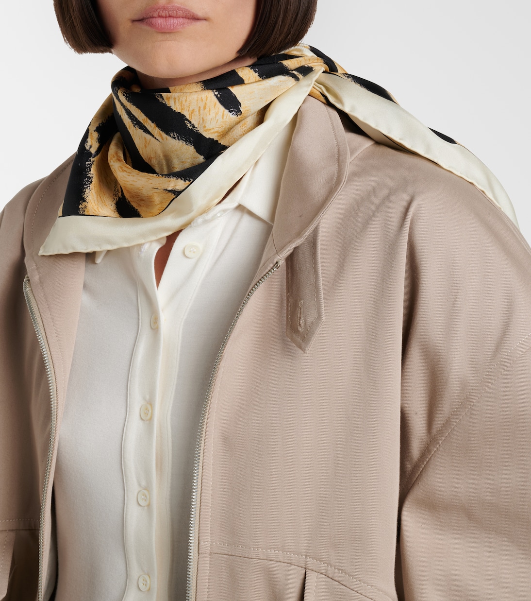 Printed silk scarf | Magda Butrym