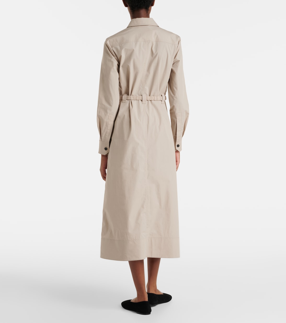 Midikleid aus einem Baumwollgemisch | Tory Burch