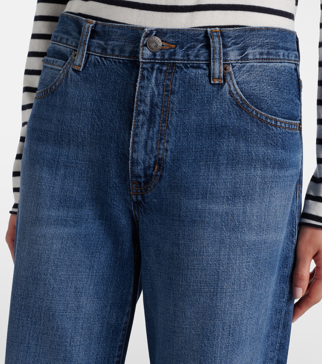 The Off Duty Stroll wide-leg jeans | Frame
