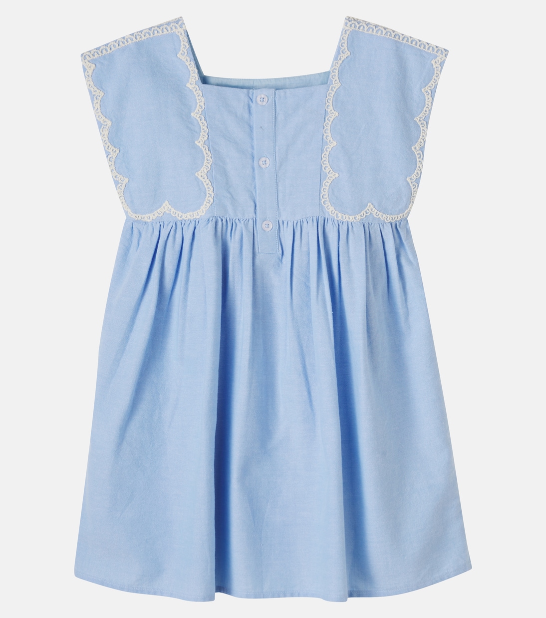 Besticktes Kleid Briska aus Baumwolle | Louise Misha