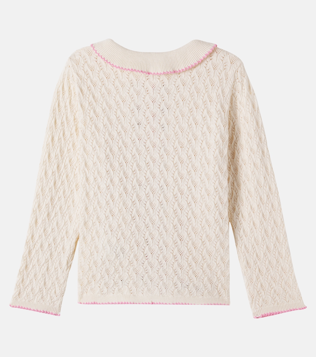 Cardigan Rosier en coton, laine et cachemire | Konges Sløjd