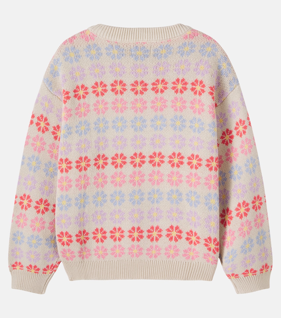 Harlow cotton jacquard sweater | Wheat