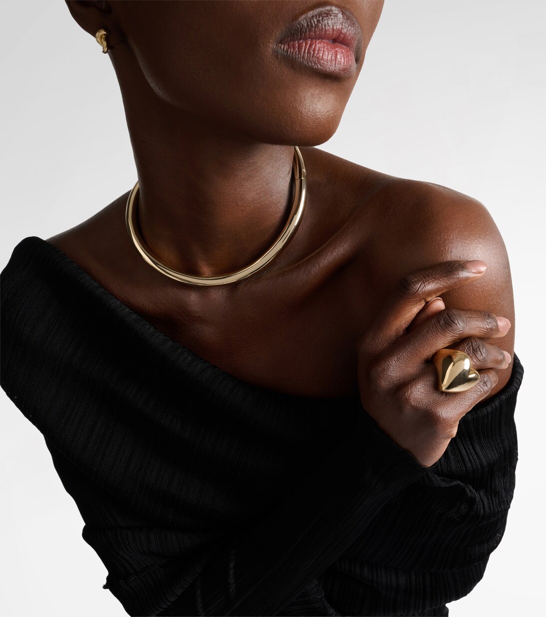 14kt gold-plated choker | Jennifer Fisher