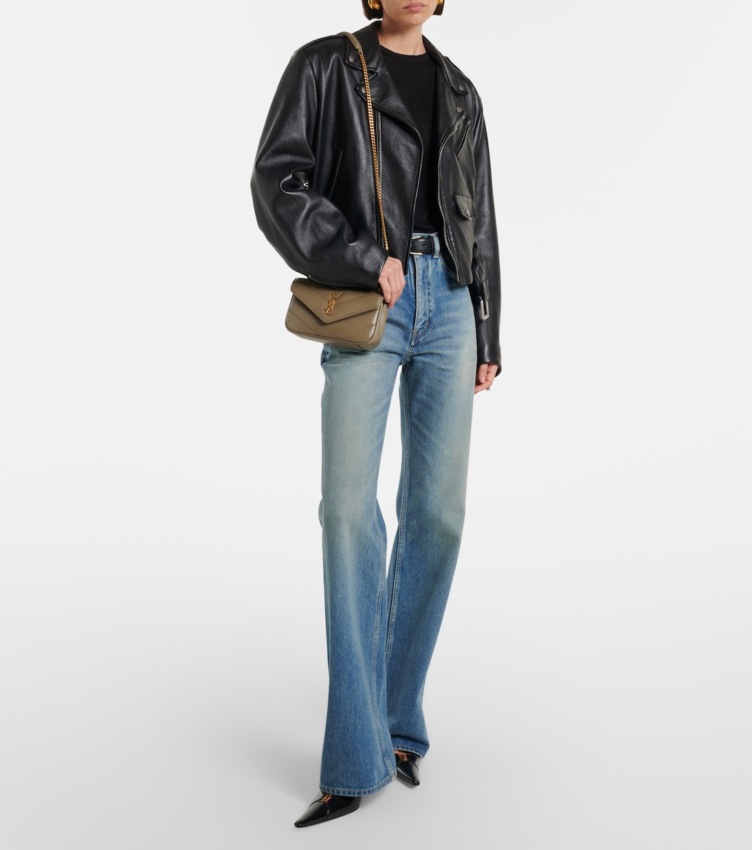 Borsa a spalla Loulou Mini in pelle | Saint Laurent