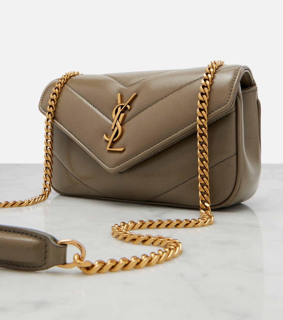 Borsa a spalla Loulou Mini in pelle | Saint Laurent