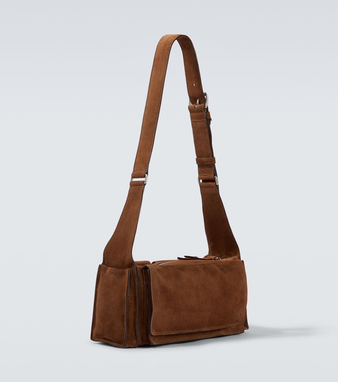 Utilitaire suede shoulder bag | Miu Miu