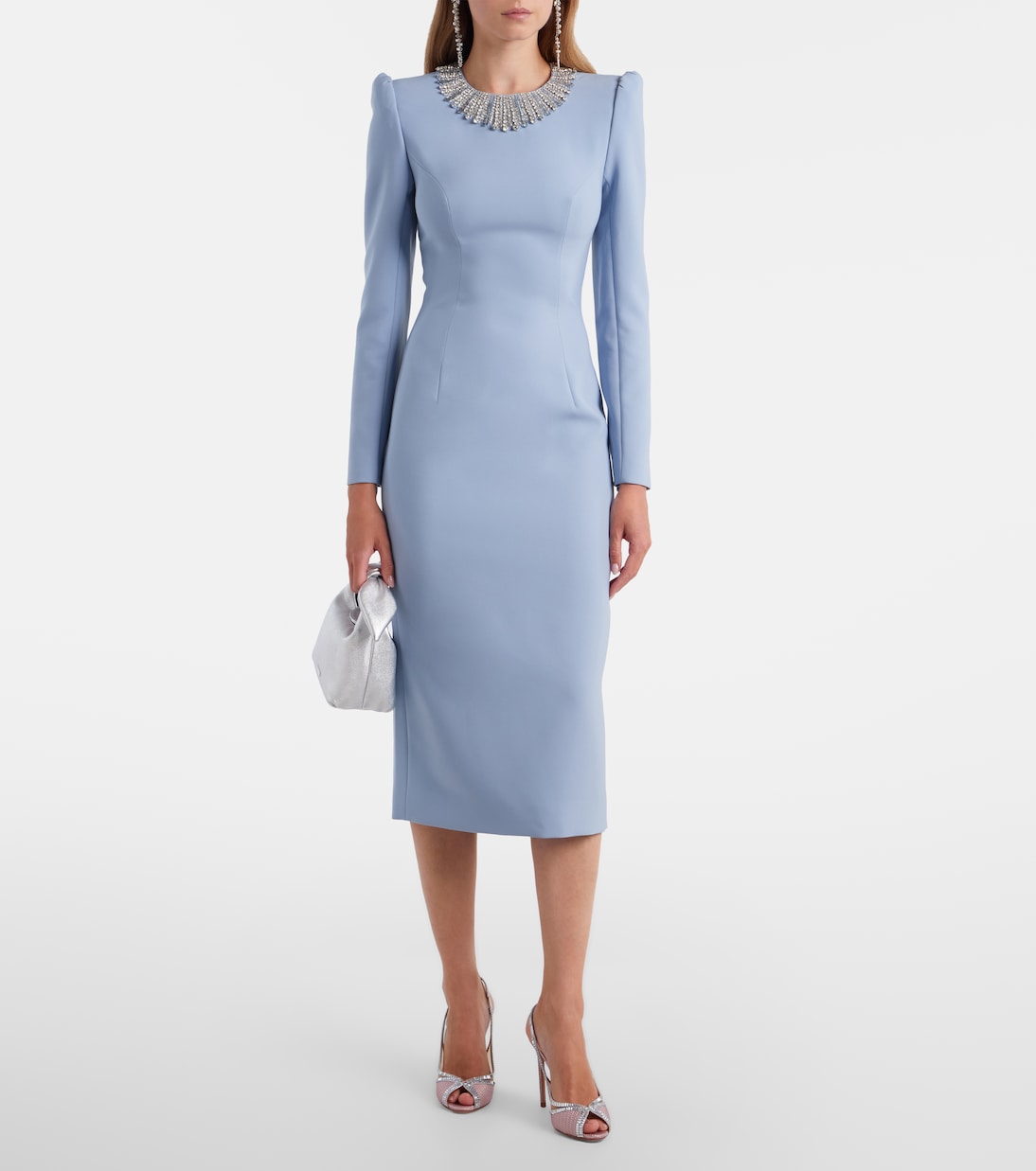 Cora缀饰中长连衣裙 | Jenny Packham