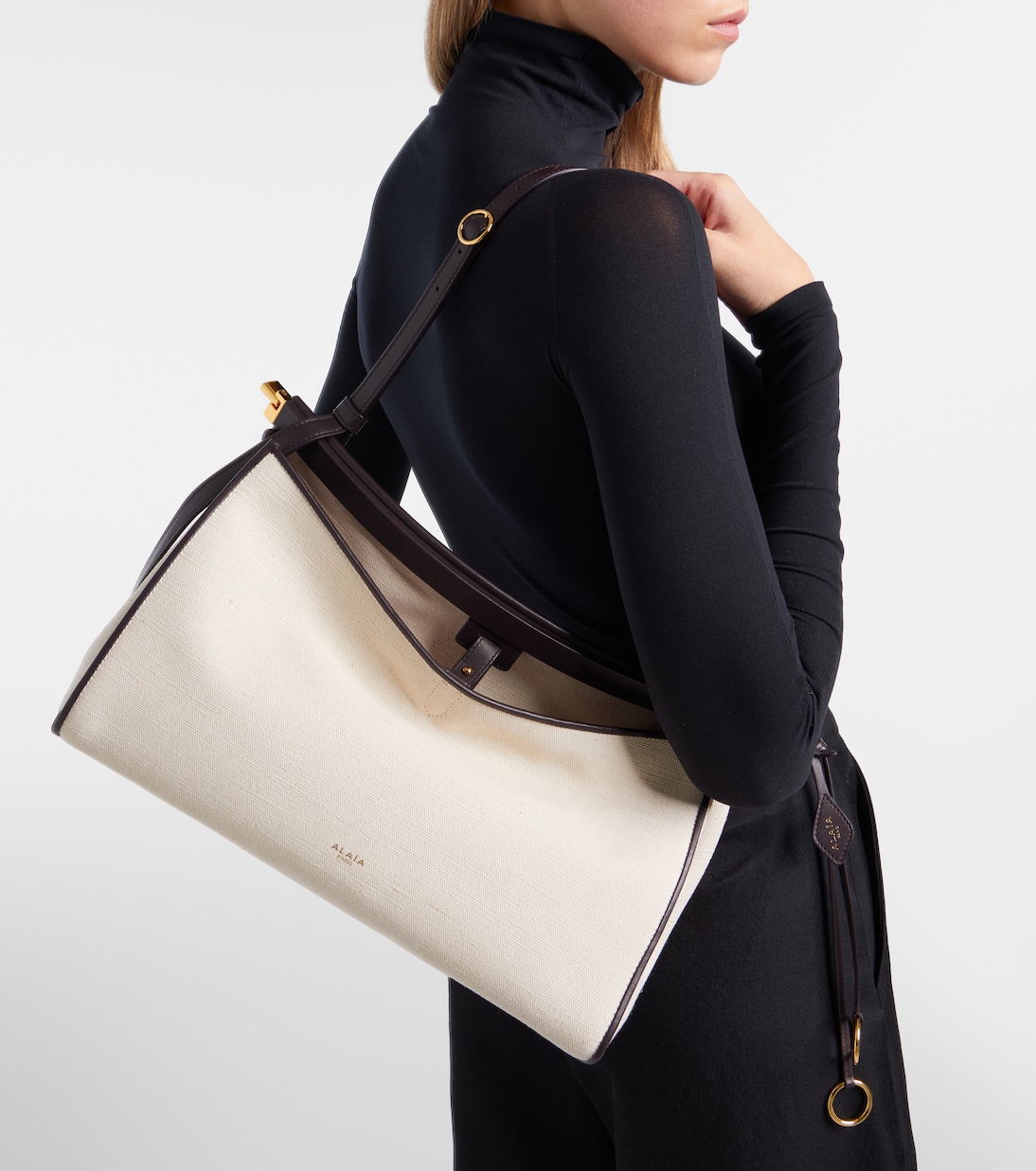 Tote Le Click Pocket Large aus Canvas | Alaïa