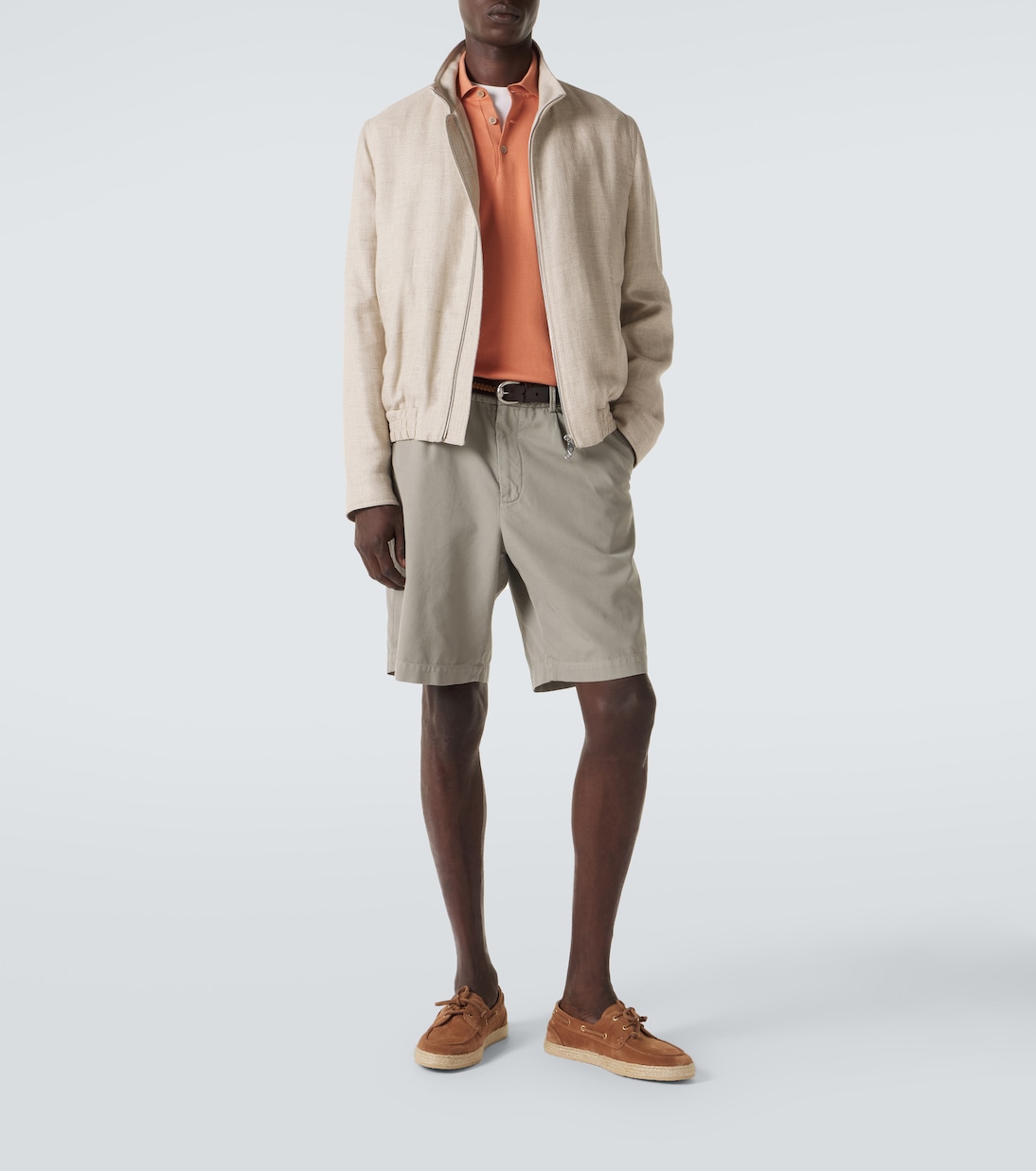 Bermuda-Shorts aus Baumwoll-Gabardine | Brunello Cucinelli