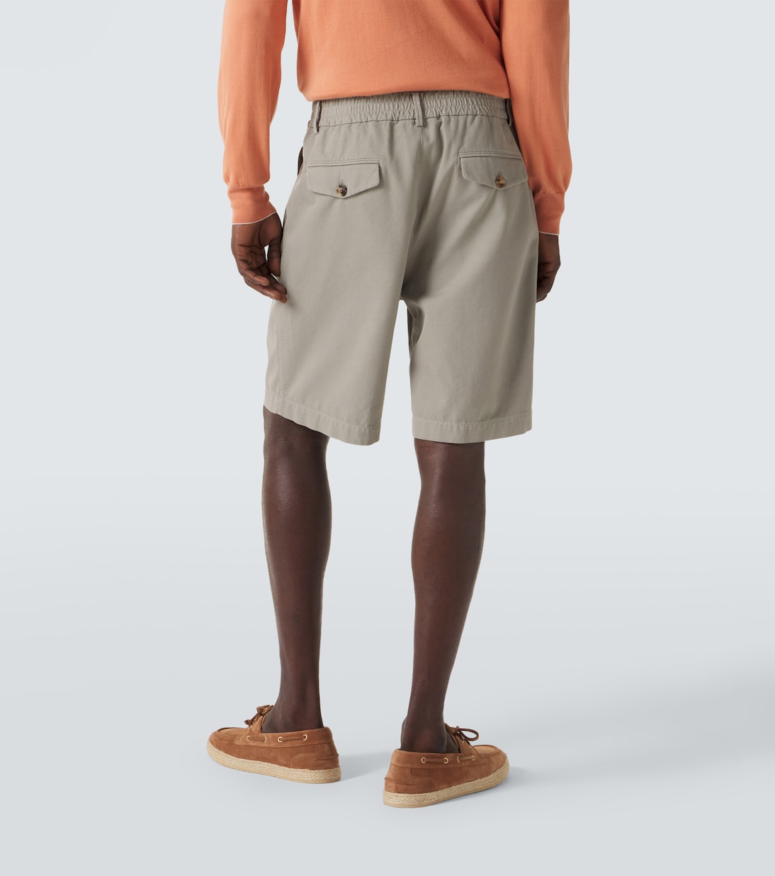 Bermuda-Shorts aus Baumwoll-Gabardine | Brunello Cucinelli