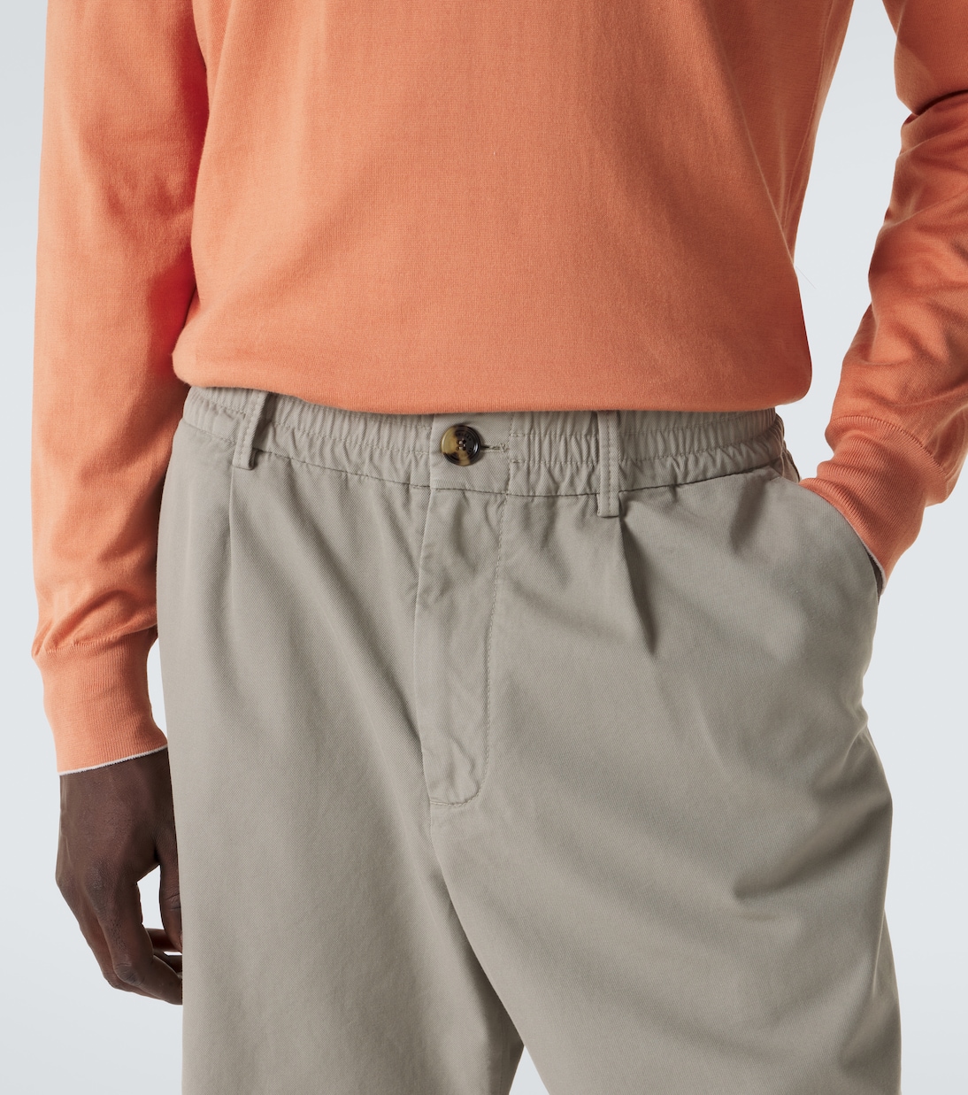 Bermuda-Shorts aus Baumwoll-Gabardine | Brunello Cucinelli