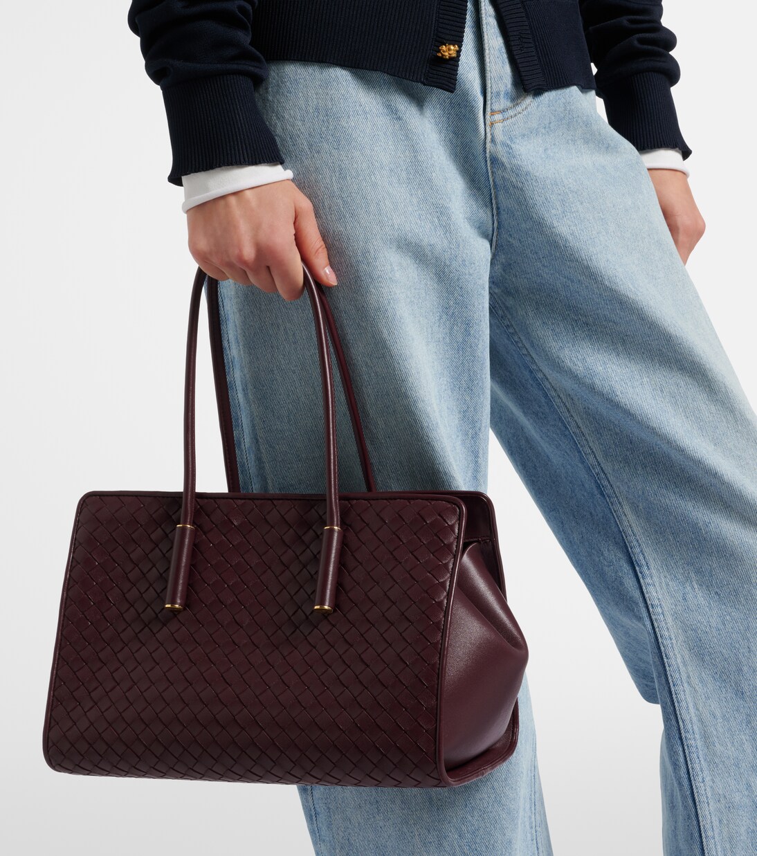 Barbara Intrecciato leather tote bag | Bottega Veneta