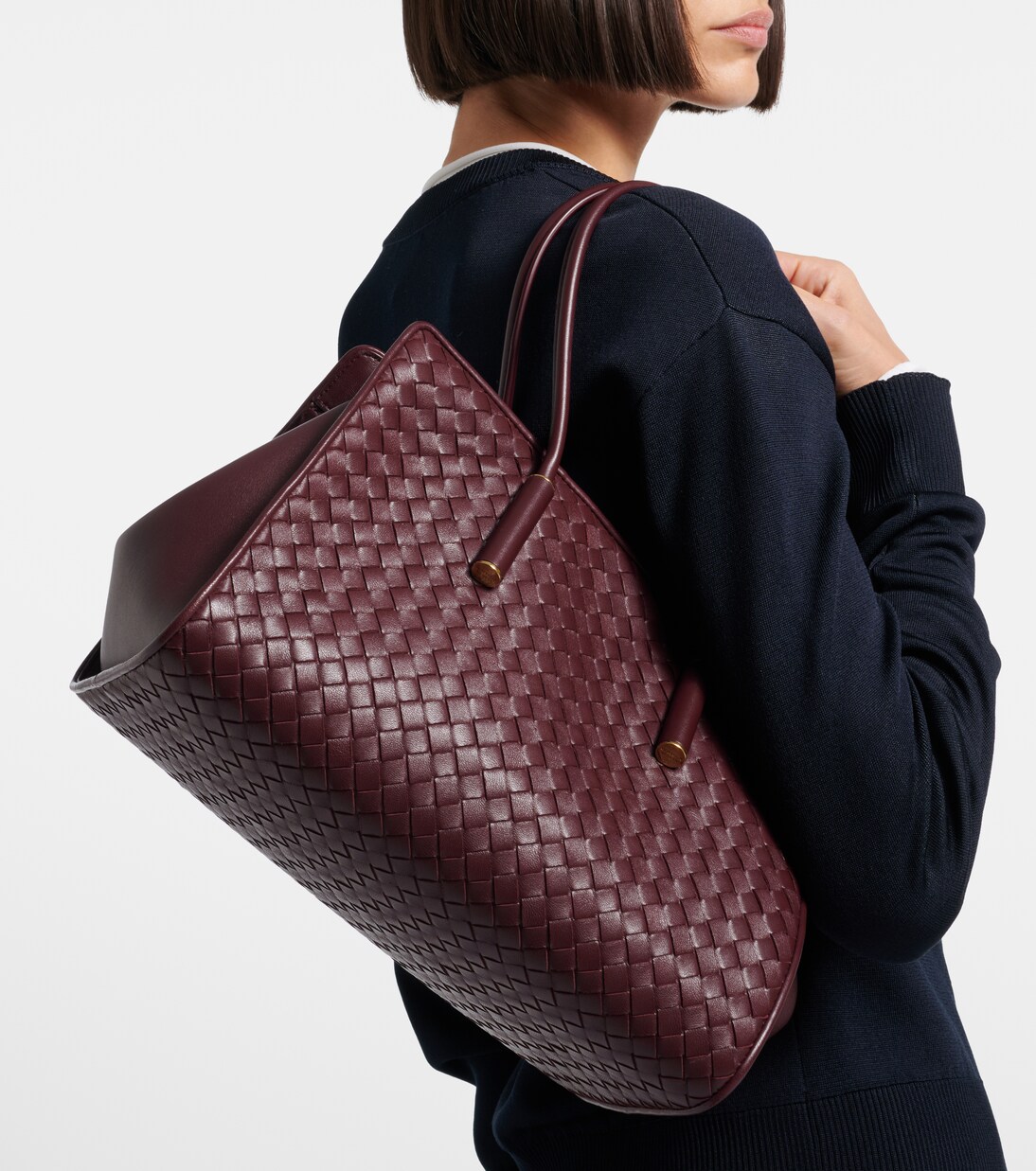 Barbara Intrecciato leather tote bag | Bottega Veneta