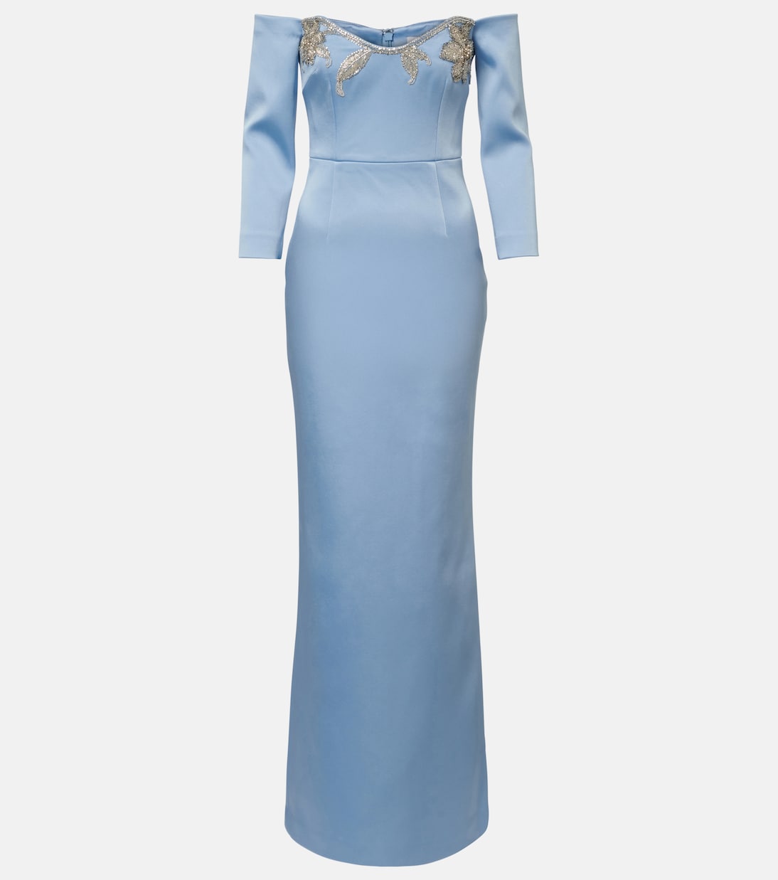 Kai embellished satin bustier gown | Rebecca Vallance