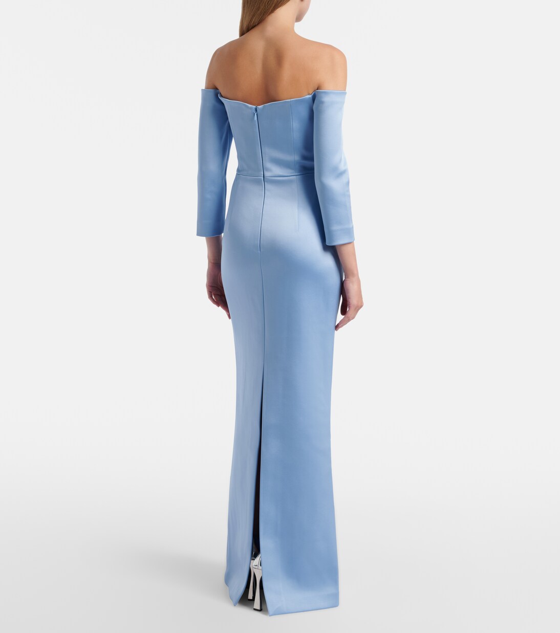 Kai embellished satin bustier gown | Rebecca Vallance