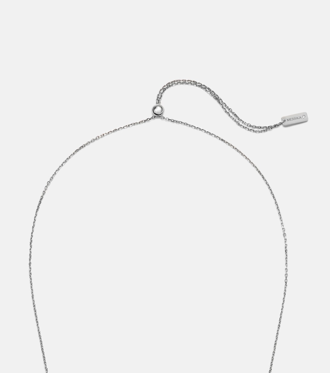 Move 10th 18kt white gold pendant necklace with diamonds | Messika