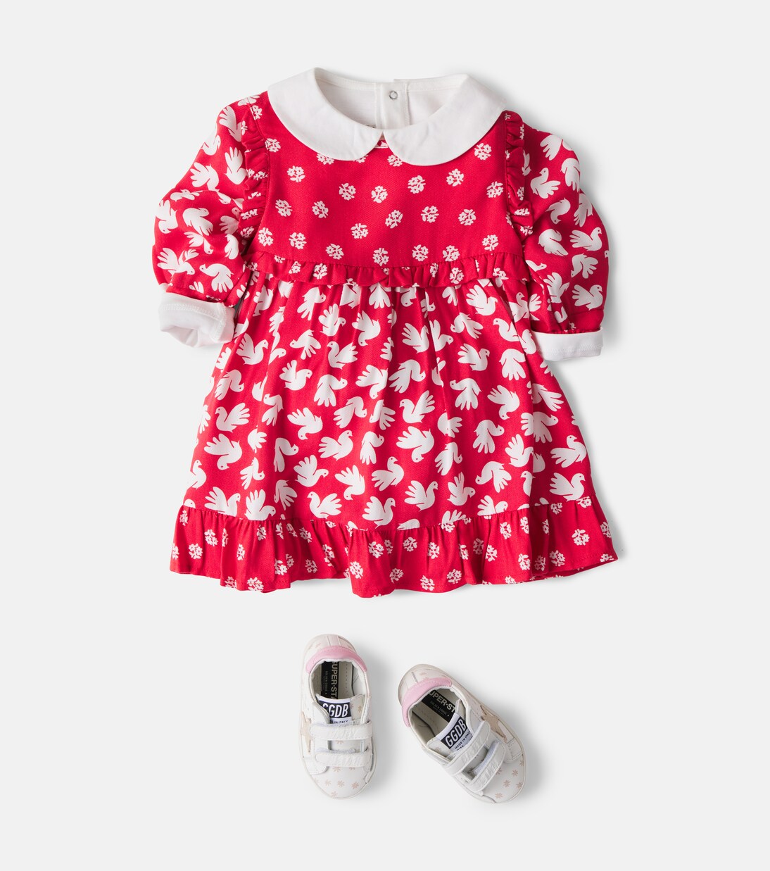 Baby printed ruffled top and shorts set  | Stella McCartney Kids